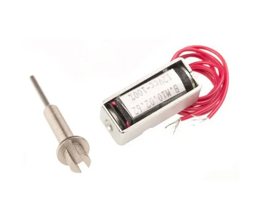 63-7483-03 Push Pull Action DC D-Frame Solenoid, 3mm stroke, 2W, 12 V dc 8.M10 02 62 12 VCC 100%