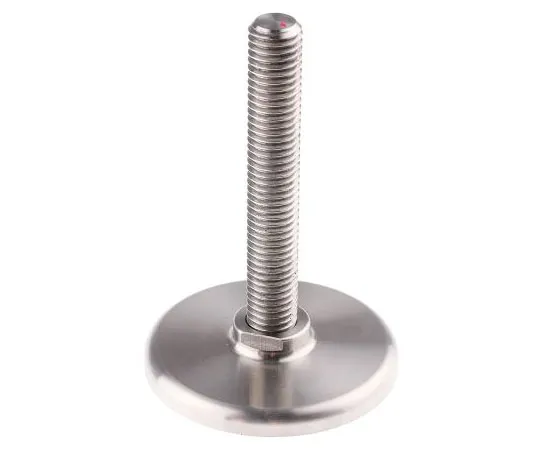 63-7528-21 Nu-Tech Engineering Stainless Steel Adjustable Feet A315/001 60mm Dia. 90mm 1250kg Static load Capacity ,75mm M12 A315/001