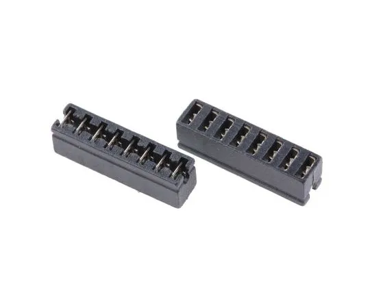 63-7449-41 RS Pro Shorting Link Female Straight Black Open Top 8 Way 1 Row 2.54mm Pitch 251-8626