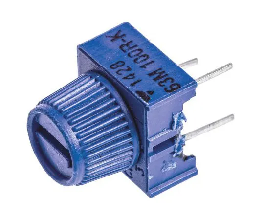 63-7379-37 100Ω Through Hole Trimmer Potentiometer 0.5W Top Adjust Vishay 63M Series M63M101KB30T607