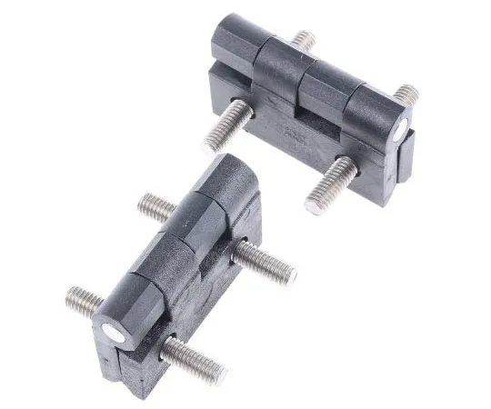 63-7529-23 Pinet Polyamide Stud Hinge Bolt-on, 50mm x 50mm x 6mm 54-A-3032