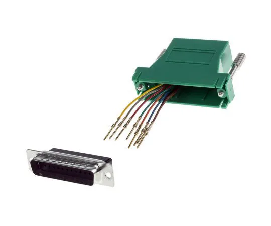 63-7488-37 RS PRO 25 Way D-sub Male, RJ45 Female Adapter 314-8206