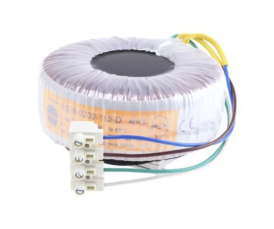63-7505-88 1 Output Toroidal Transformer, 200VA, 115V ac 58-0200-115-D