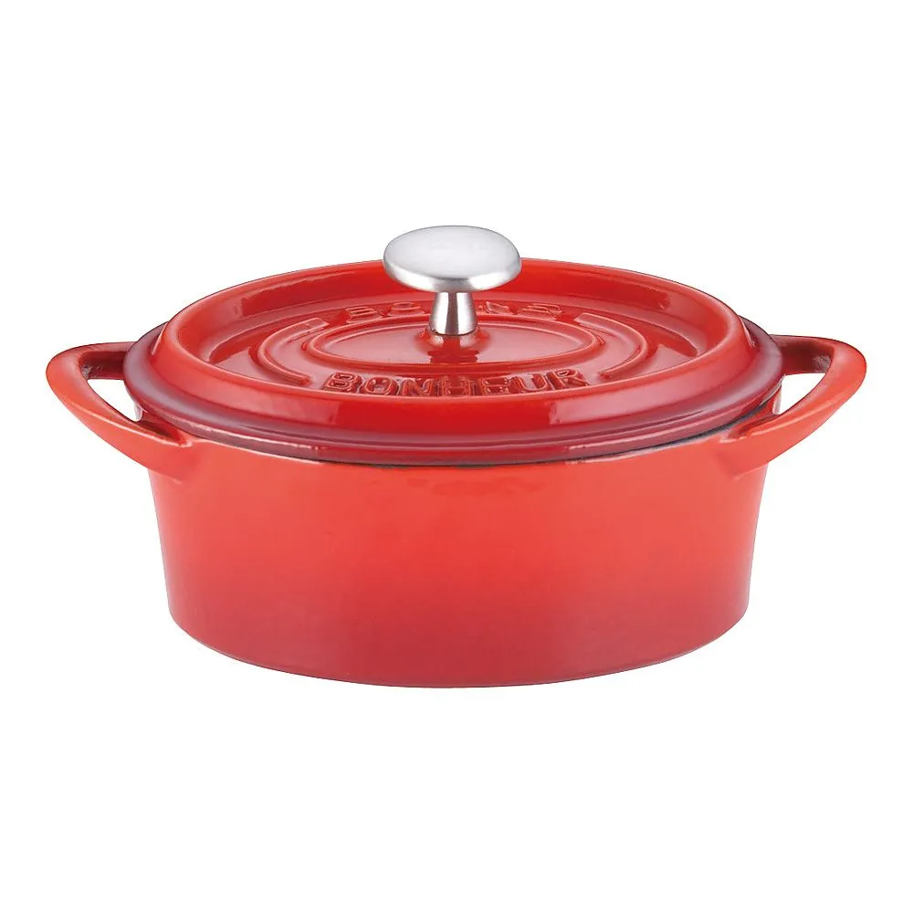 62-6349-13 Bon Bonaire Cocotte Oval 14 cm Red