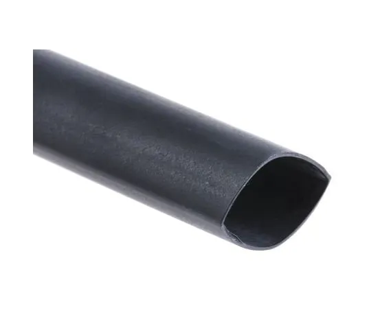 63-7425-28 RS PRO Black Halogen Free Heat Shrink Tubing 12.7mm Sleeve Dia. x 1.2m Length 2:1 Ratio 211-6258