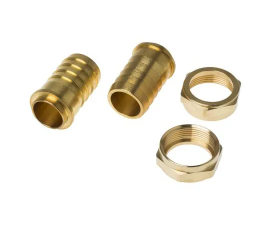 63-7374-92 RS PRO Straight Brass Hose Connector, 1-1/2 in BSP Male 146-3066
