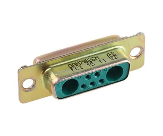 63-7382-29 Amphenol FCI DMW Series Panel Mount, 7 Pin Solder D-sub Connector Socket, Shell Size A Mixed Contact D-Sub DAM7W2SN