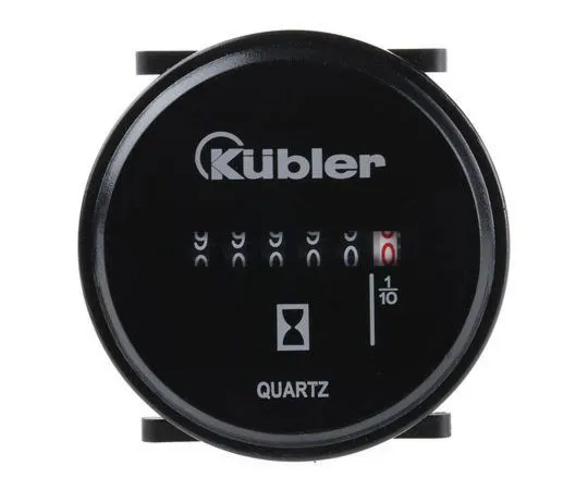 63-7476-47 Kubler Hour Counter, 6 digits, Tab Connection, 10 → 80 V dc 0.135.200.373