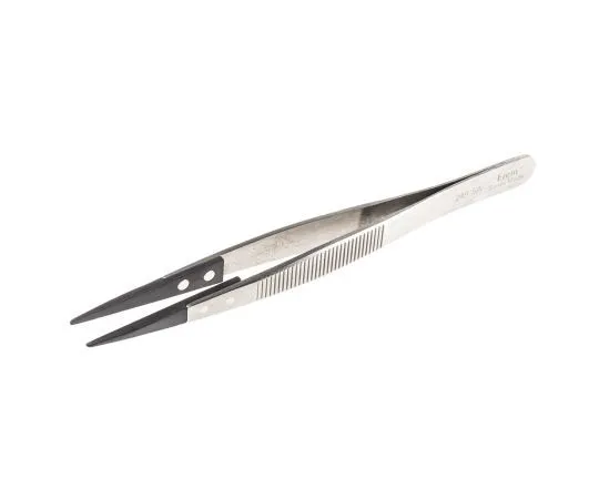 63-7406-65 Erem by Weller 130 mm, Anti-Magnetic Stainless Steel, Straight; Pointed, ESD Anti-Acid Solder Resistant Tweezers 249SA