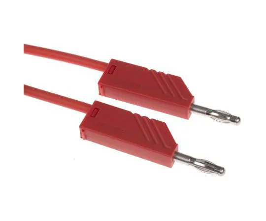 63-7500-30 Hirschmann Test & Measurement Test lead, 16A, 60V dc, Red, 2m Lead Length 934094101