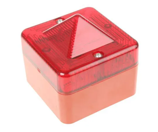 63-7457-13 Xenon, Flashing Beacon L101 Series, Red, Surface Mount, 20 → 28 V L101XDC024BR/R