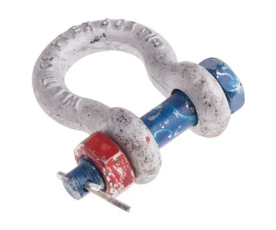 63-7486-92 RS PRO Bow Shackle, Zinc Plated Steel, 1T 312-3336
