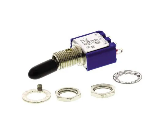 63-7440-21 APEM Single Pole Double Throw (SPDT) Toggle Switch, Latching, Panel Mount 55636AVDE