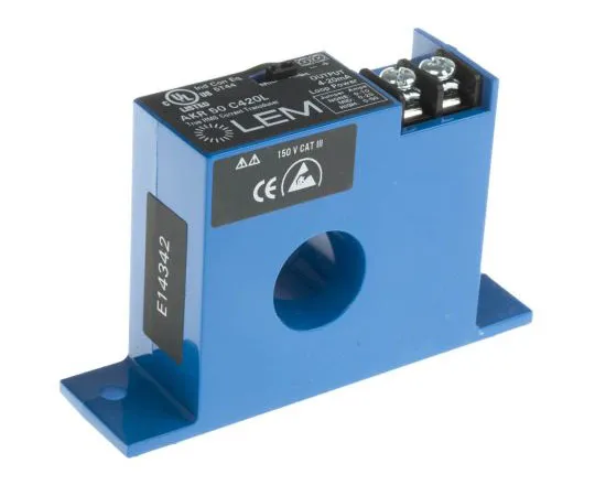 63-7548-35 LEM AKR Series Current Sensor, 50A nominal current, 4 → 20mA output current AKR 50 C420L