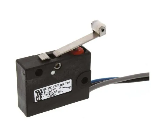 63-7491-77 SP-NO/NC Roller Lever Microswitch, 5 A @ 250 V ac V3SYR1-UL