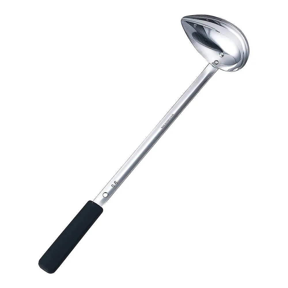 62-6454-65 Murano 18-8 Silicon Long Handle Horizontal Entrance Ladle 90 mL BLCH701