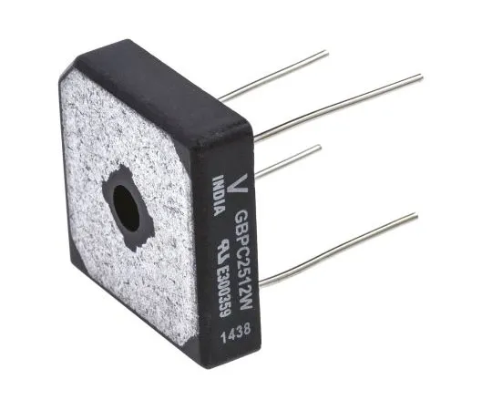 63-7523-45 Vishay VS-GBPC2512W, Bridge Rectifier, 25A 1200V, 4-Pin GBPC-W VS-GBPC2512W