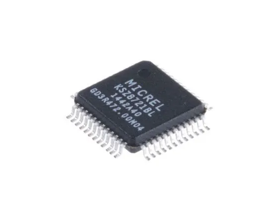 63-7358-95 Microchip KSZ8721BL 10/100BASE-TX/FX Ethernet Transceiver, 2.5 V, 3.3 V, 48-Pin LQFP KSZ8721BL