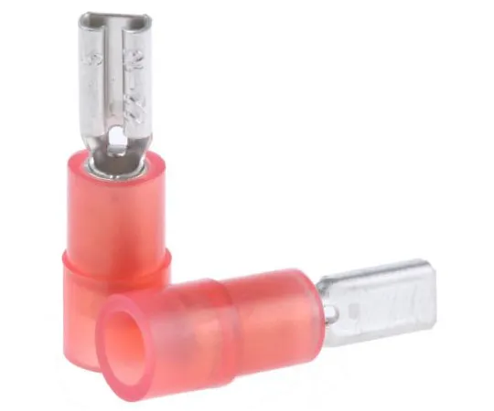 63-7460-02 RS PRO Red Insulated Crimp Receptacle, 2.8 x 0.5mm, 0.5mm² to 1.5mm², 22AWG to 16AWG, Tin Plated 267-4192