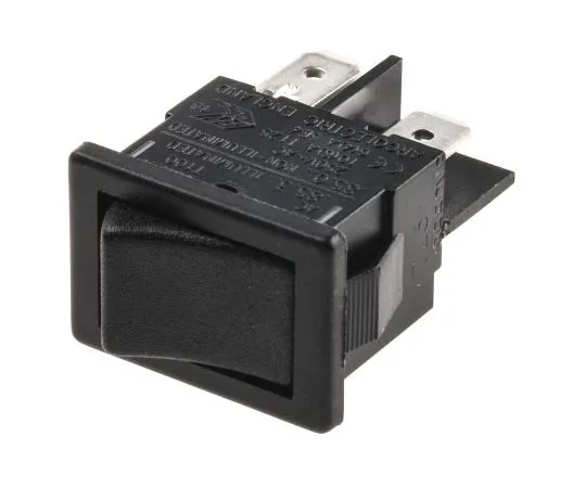 63-7462-34 Arcolectric Double Pole Single Throw (DPST), Latching Rocker Switch Panel Mount H8550VBAAA