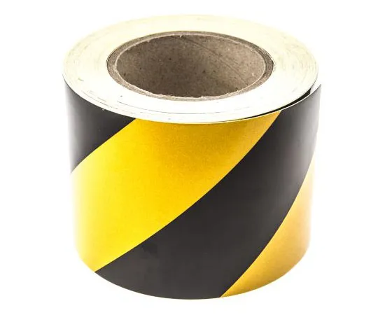 63-7430-39 RS PRO Black/Yellow Reflective Tape 100mm x 25m 219-7881