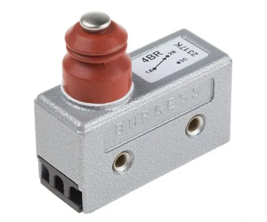 63-7532-68 SP-NO/NC Plunger Microswitch, 15 A @ 250 V ac 1710
