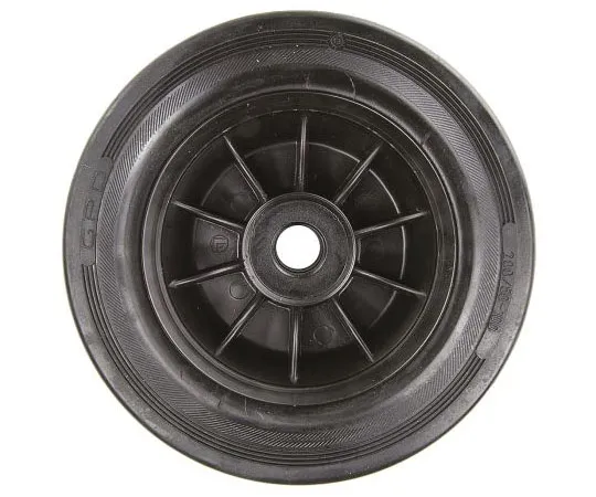 63-7461-87 LAG Black Rubber Castor Wheels 13136, 205kg 13136