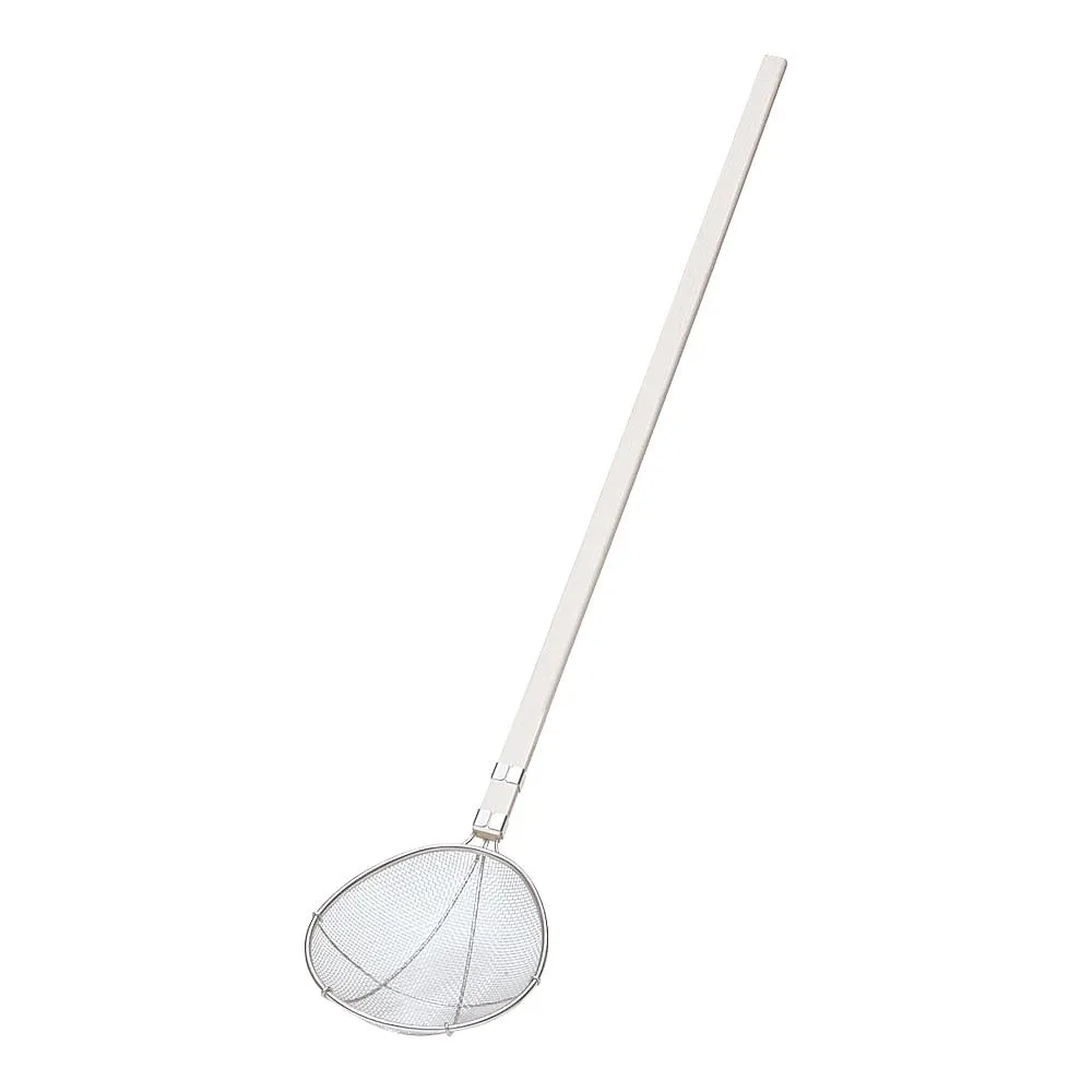 62-6382-64 TS Wooden Handle School Lunch Scoop, Sweenaw Type, Extra Rough (6.5 Mesh)
