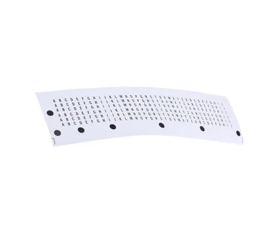 63-7547-71 RS PRO Black Lettering Label, 4mm 445-3874