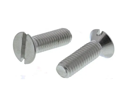 63-7380-76 RS, M6 Countersunk Head, 20mm Stainless Steel Slot A4 3161 158-3528