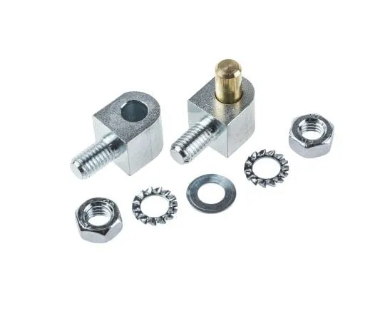 63-7529-38 Pinet Zinc Plated Steel Stud Hinge Bolt-on, 33mm x 16mm 72-A-3858