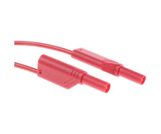 63-7500-26 Hirschmann Test & Measurement Test lead, 32A, 1000V ac/dc, Red, 1m Lead Length 934088101
