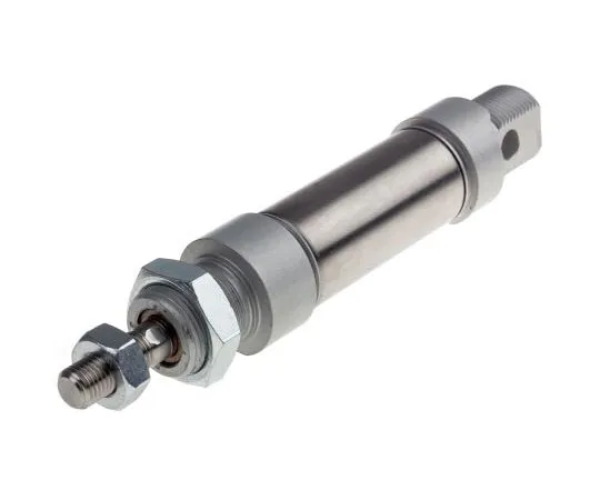 63-7481-27 RS PRO Pneumatic Roundline Cylinder 25mm Bore, 25mm Stroke, ISO 6432 Series, Single Acting 304-3347