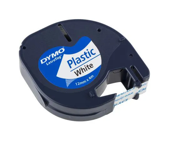63-7502-73 Dymo Black on White Label Printer Tape, 12 mm Width, 4 m Length S0721660