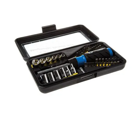 63-7489-30 CK T4826D, 46 Piece Socket & Bit Set 1/4 in Square Drive T4826D