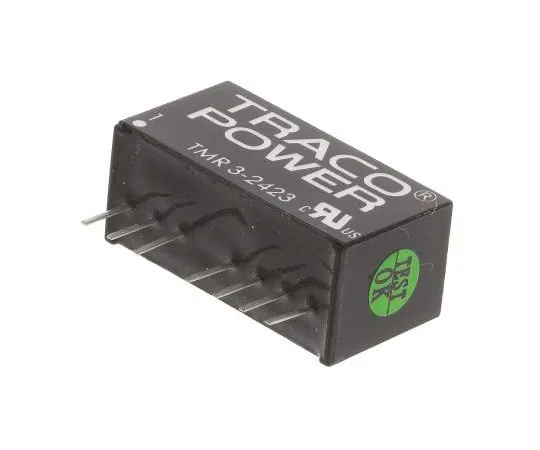 63-7357-65 TRACOPOWER TMR 3 3W Isolated DC-DC Converter Through Hole, Voltage in 18 → 36 V dc, Voltage out ±15V dc TMR 3-2423