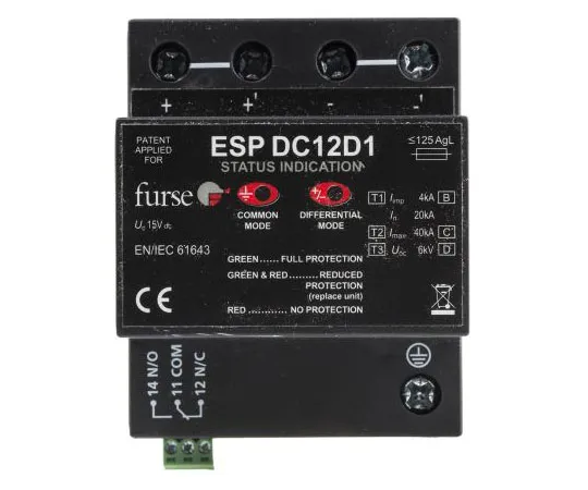 63-7384-92 WJ Furse Mains Protector ESP DC12 D1