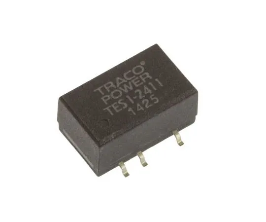 63-7357-68 TRACOPOWER TES 1 1W Isolated DC-DC Converter Surface Mount, Voltage in 21.6 → 26.4 V dc, Voltage out 5V dc TES 1-2411