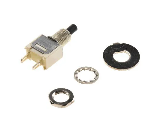 63-7512-22 APEM Single Pole Single Throw (SPST) Momentary Miniature Push Button Switch, 4.9 (Dia.)mm, Panel Mount, 20/48V ac ZP33S0101
