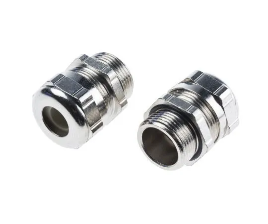 63-7457-57 RS M25 Cable Gland, Nickel Plated Brass, IP68 264-7358