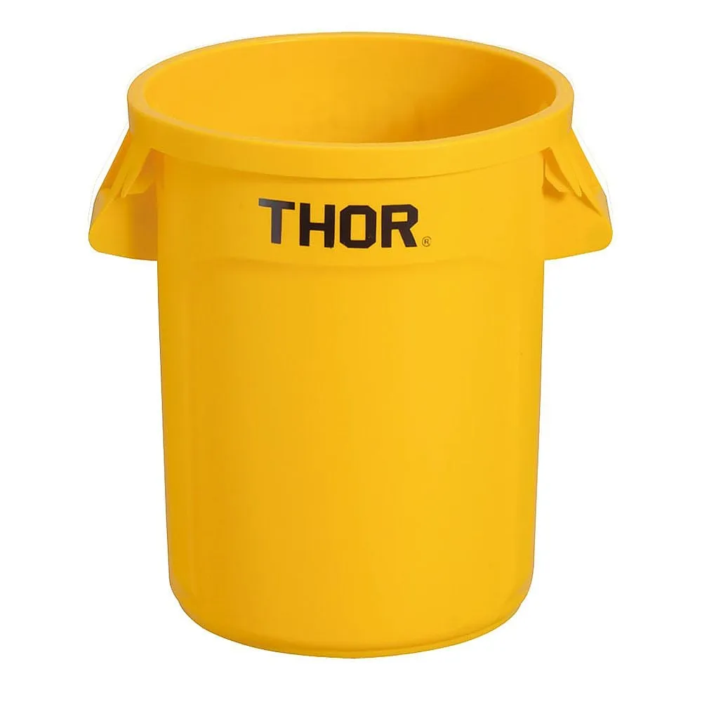 62-6615-26 Trust Round Container 75 L Yellow 1012