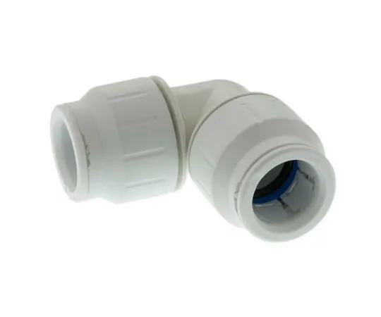 63-7539-64 John Guest PEM0322W 90° Elbow PVC Pipe Fitting, 22mm dia. PEM0322W