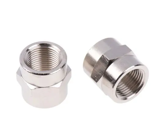 63-7510-64 Legris LF3000 20 bar Brass Pneumatic Straight Threaded Adapter, G 3/8 Female Female 0902 00 17