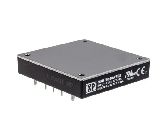 63-7393-50 XP Power QSB15048W 150W Isolated DC-DC Converter PCB Mount, Voltage in 9 → 75 V dc, Voltage out 28V dc QSB15048WS28