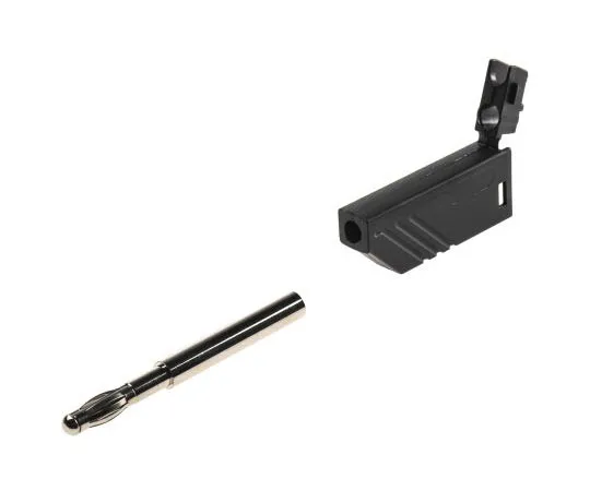 63-7500-22 Black Male Banana Plug Screw 60V dc 934100100