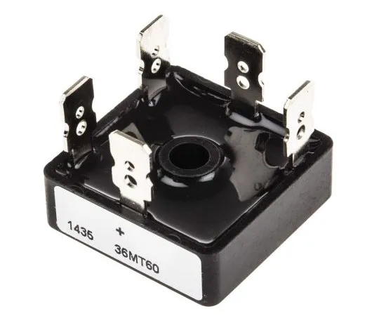63-7522-89 Vishay VS-36MT60, 3-phase Bridge Rectifier, 35A 600V, 5-Pin D 63 VS-36MT60