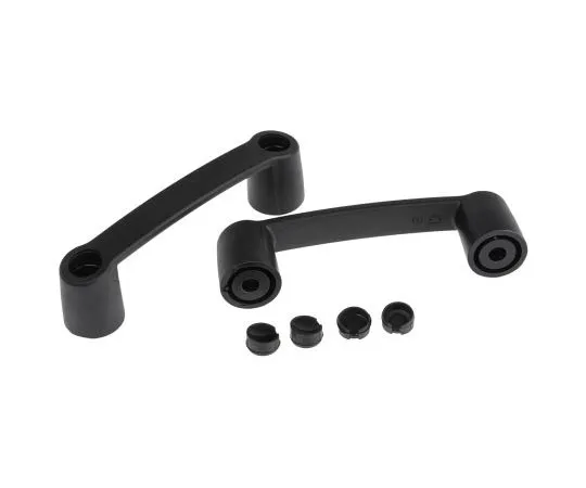 63-7459-32 RS PRO Matte Black Plastic Concealed Fixings Drawer Handle, 145mm 267-1519