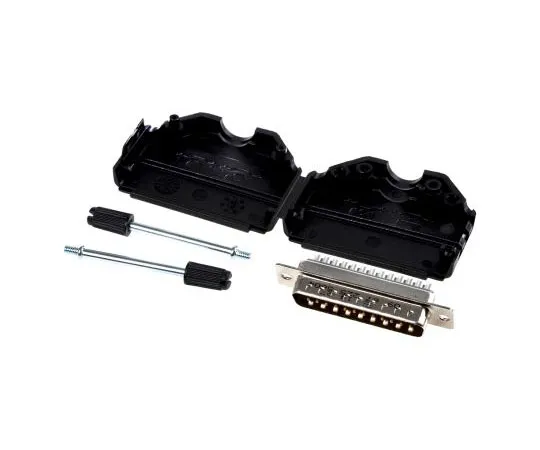 63-7482-60 25 Way D-Sub Plug Connector Kit With 5 x Backshells, 5 x Jack Screws, Inserts 6667009910799