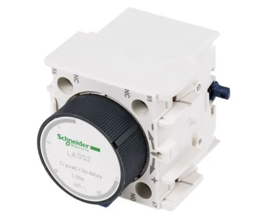 63-7527-49 Schneider Electric TeSys D, NO/NC (2), Contactor Timer, Front Mount, 10 A LADS2