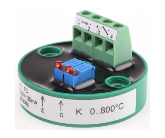 63-7511-84 Thermocouple Type K Temperature Transmitter, 24 V, -25 → +85 °C LKM 101/K2